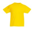 Goedkope Kinder T-shirt Fruit Of the Loom 61-019-0 Yellow